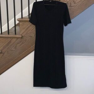 Wilfred Elegant Black Midi Dress